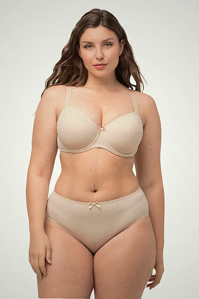 Ulla Popken Damen Bügel-BH große Größen Softschale BH Plus Size
