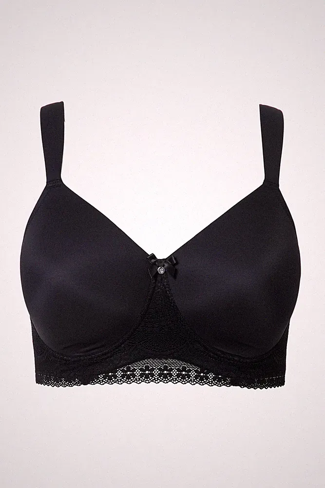Ulla Popken Damen große Größen Bralette Spitze Softschalen bügellos 834304