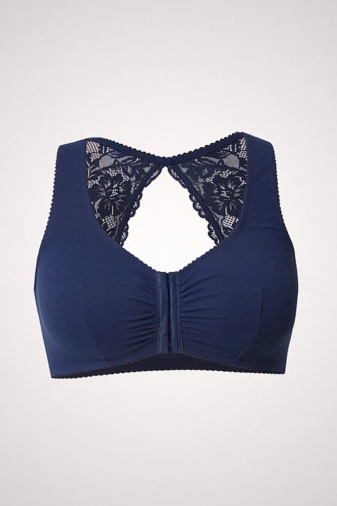 Ulla Popken Damen große Größen Bustier Rückenspitze Vorderverschluss