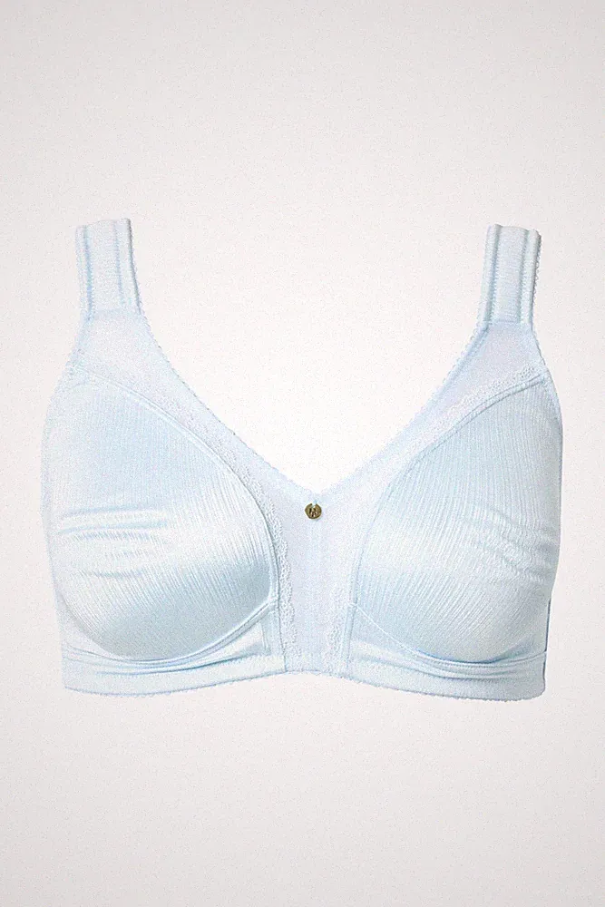 Ulla Popken Damen große Größen Minimizer BH Satin Spitze ohne Bügel 841485