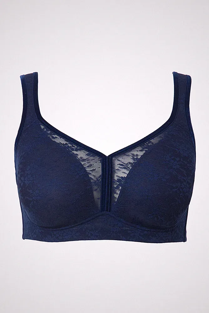 Ulla Popken Damen große Größen Minimizer BH Spacer Schalen ohne Bügel 830098