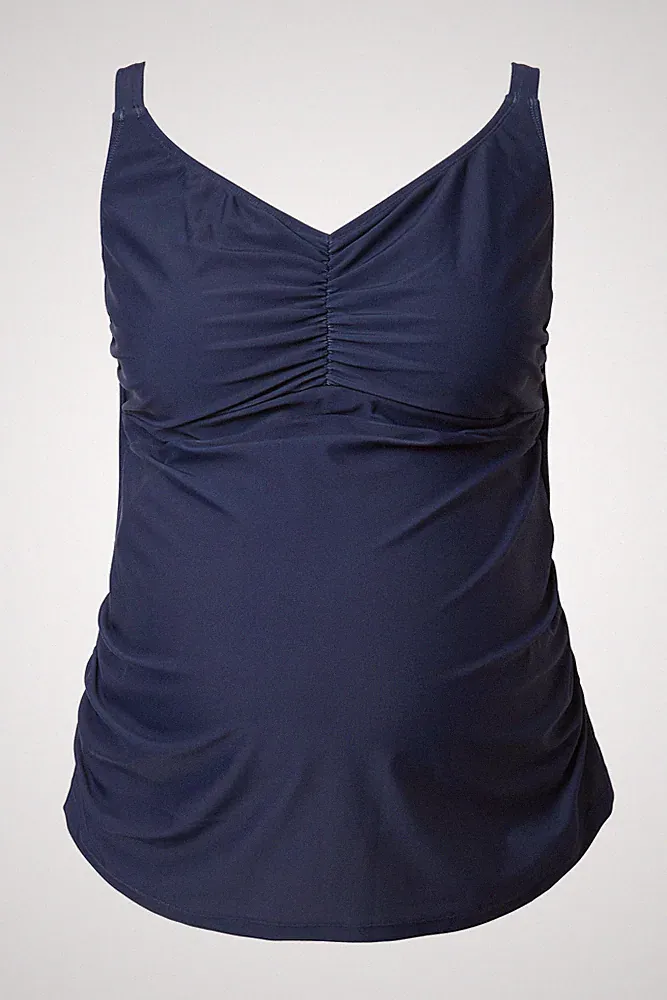 Ulla Popken Damen große Größen Tankini Oberteil ohne Softschalen 839813