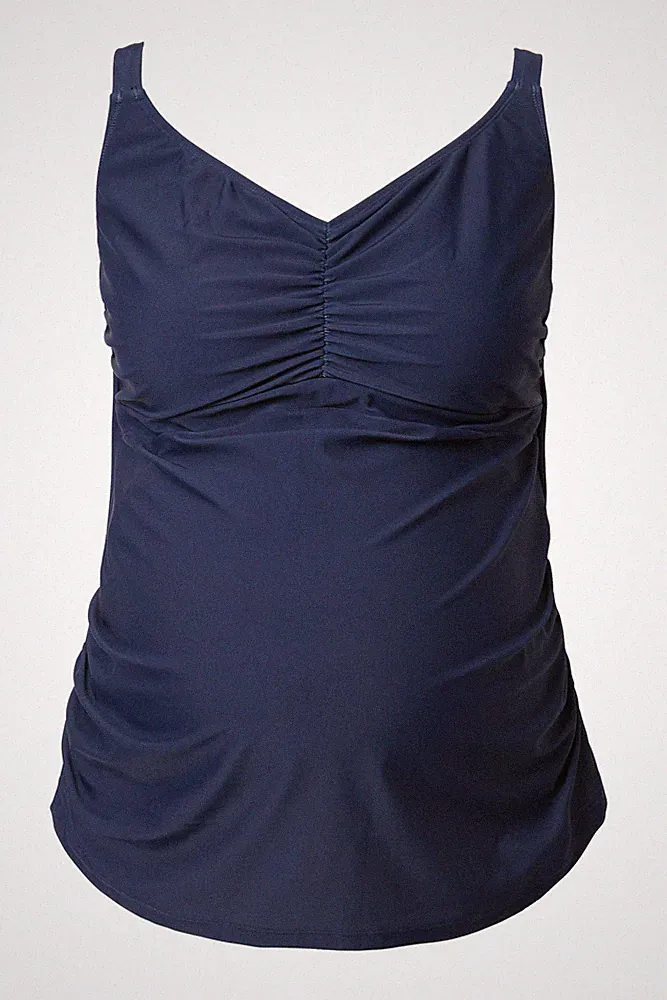 Ulla Popken Damen große Größen Tankini Oberteil ohne Softschalen 839813