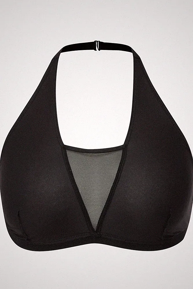 Schwarz Bustier