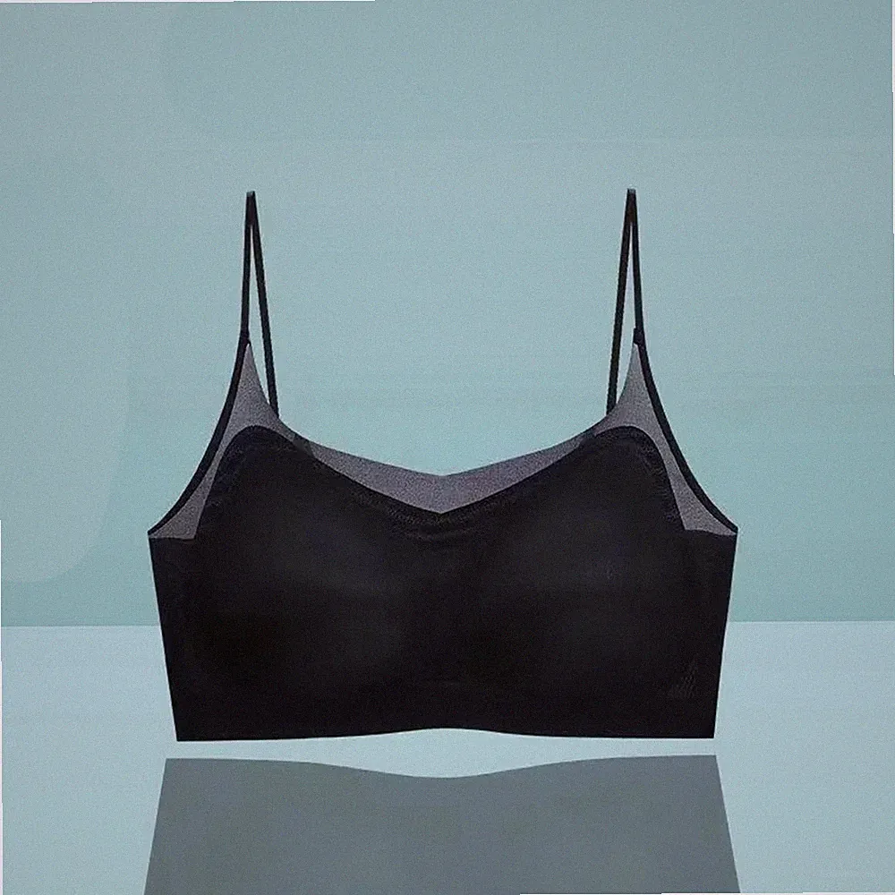 Ultradünner Eis Seide BH für Damen nahtlos und bequem Übergröße Dessous