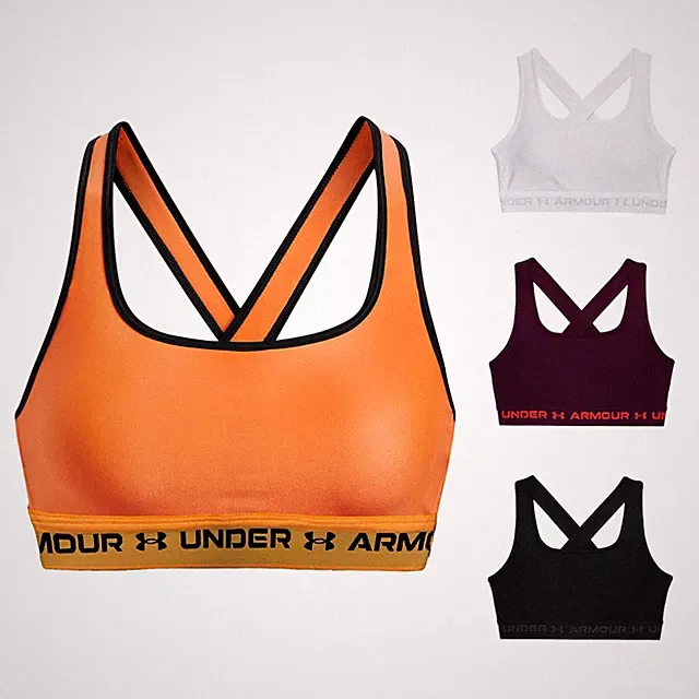 UNDER ARMOUR Damen Fitness Sport BH Crossback Mid Bra S M L XL
