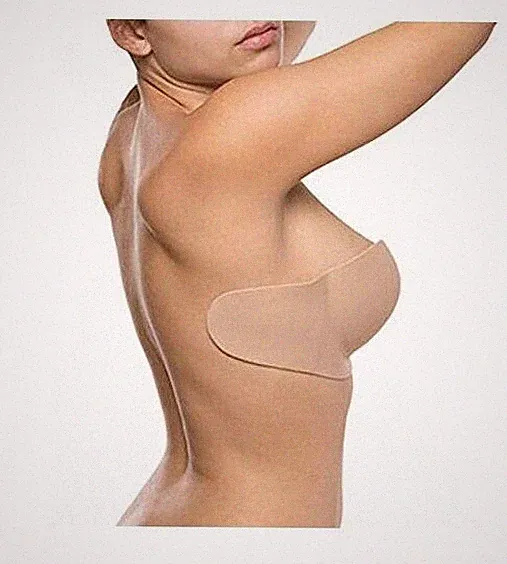 Unsichtbarer Klebe-BH Mit Cups Für Dekolleté-Kleider 10142