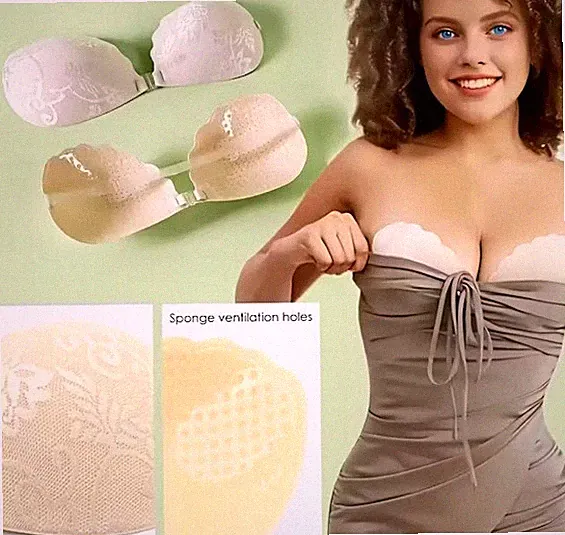 ✨💎 Unsichtbarer selbstklebender Push-up BH – Cup C | Trägerlos & nahtlos 💎✨