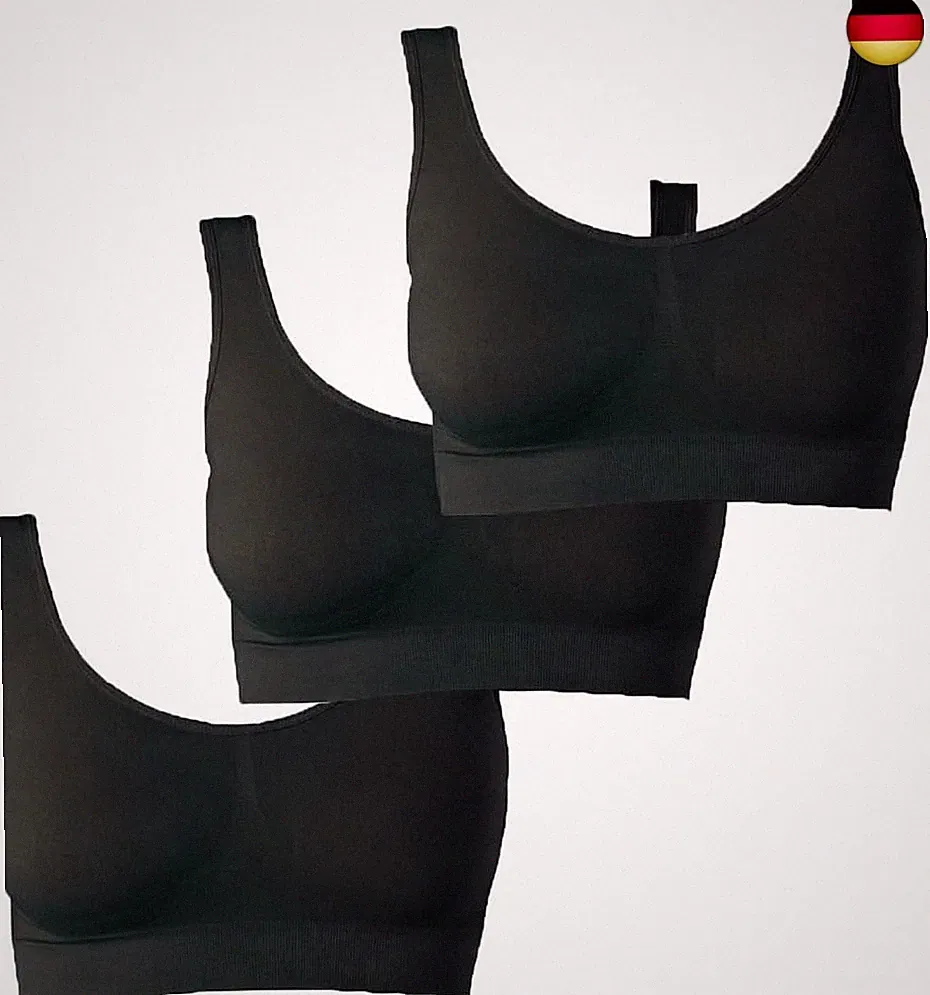UnsichtBra Bustier Damen BH ohne Buegel | Wohlfühl Bustiers Top | Bügelloser S