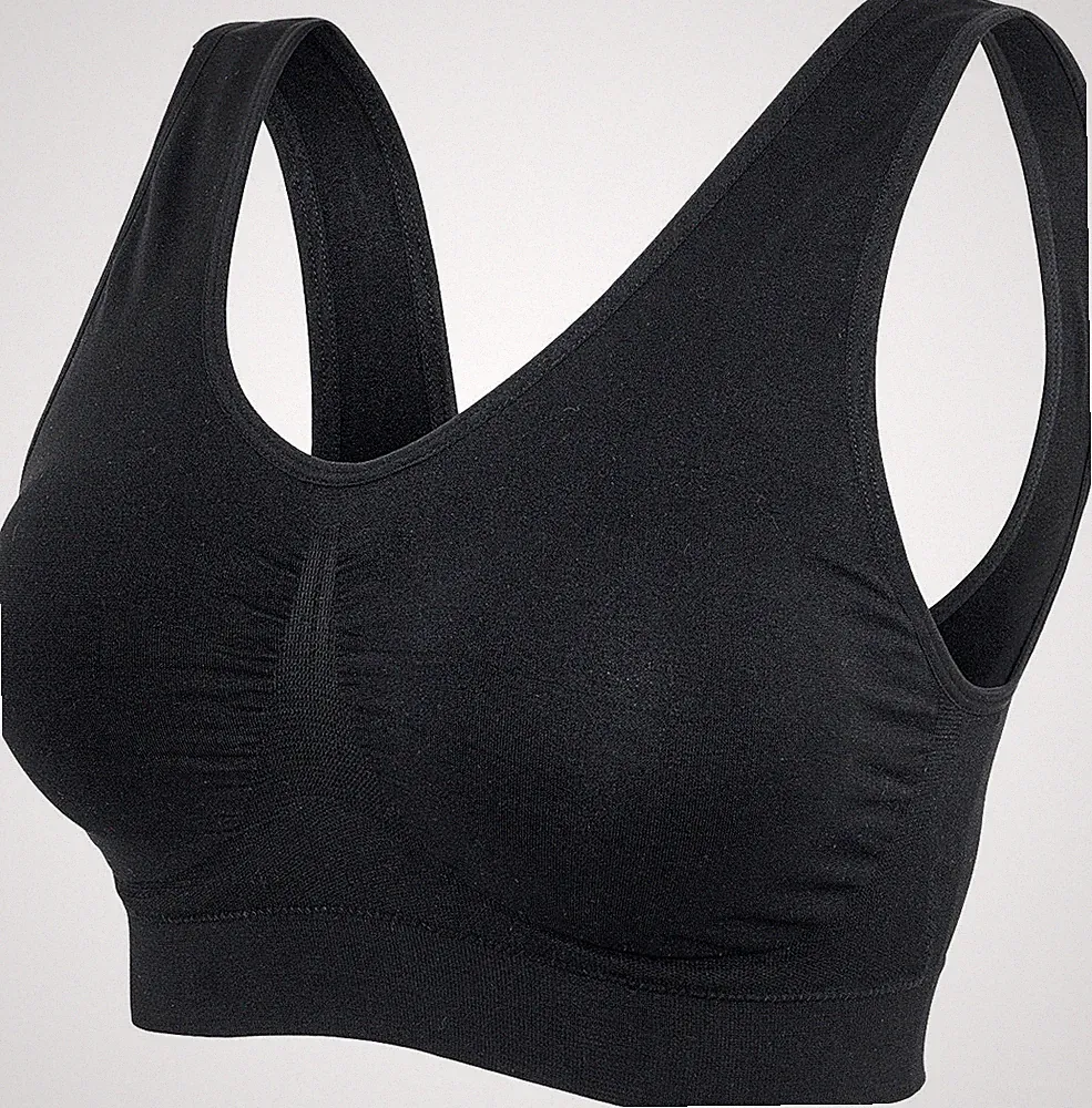 Urban Classics BH Damen Ladies Pads Sport Bra schwarz