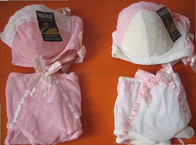 VALEGE Set Dessous Unterwäsche BH 85 B Shorty String S MAISY