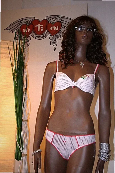 VENA Lingerie BH-Set Bügel BH Slip Baumwolle 70B 75B Weiss Rot Herzen Hearts Neu