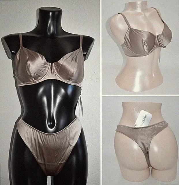 *** VERADONNA *** Damen BH-SET mit Tanga SEIDE Modell DO 12/ DO 24*** UVP: 150€