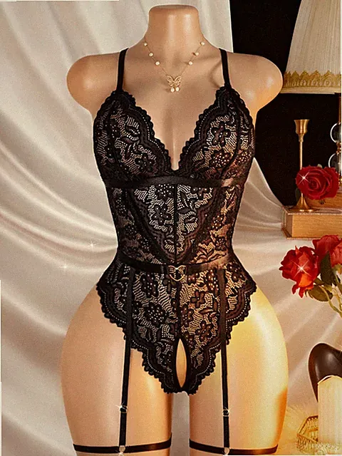 Verführerisches Dessous Set für Damen: Triangel BH mit verstellbaren Billig24