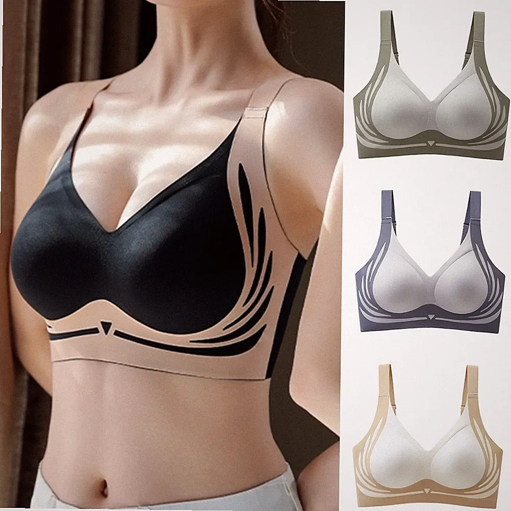 Verstellbarer Neckholder BH für Damen - nahtloses Design mit Vollschalenabdecku