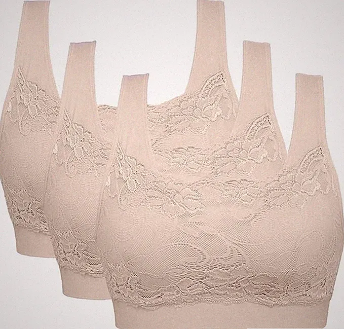 Vertvie Womens Push Up Sports BHs 3er Gr.XXL, Neu !!