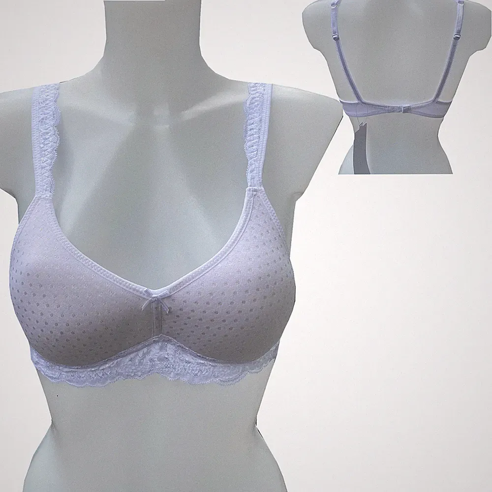 VIANIA! Damen BH Bügellos 161434 Schalen-BH Größe wählbar Weiß NEU