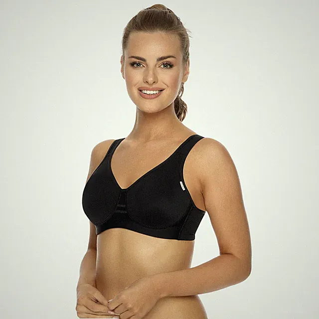 VIANIA Wellness BH Sport-BH 14750 CoolQuick Middle Function Farbe Schwarz
