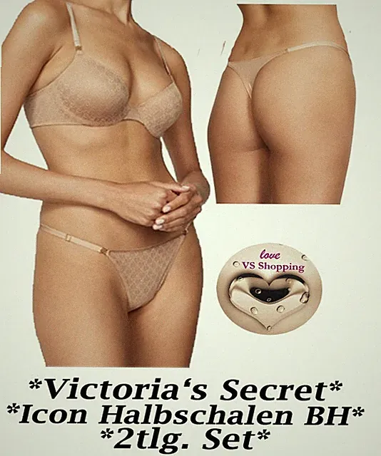Victoria's Secret * Icon* Halbschale * Push-up BH * Set mit String * KP 84€