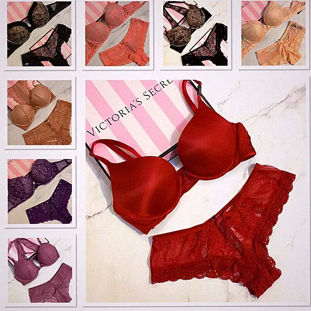 Victoria's Secret Very Sexy Push Up BH Set Spitze