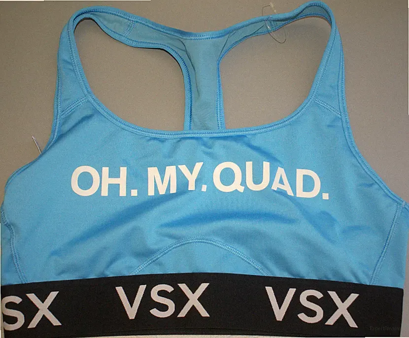 VICTORIA'S SECRET VSX Sport-BH Bustier blau weiß schwarz M / 38 Neu NP 56,-- €
