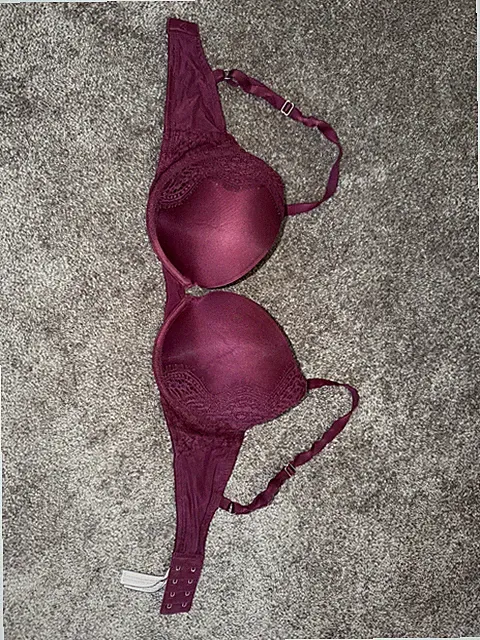 Victorias Secret BH Gr.32DD Bustier Spitze Rot Dessous