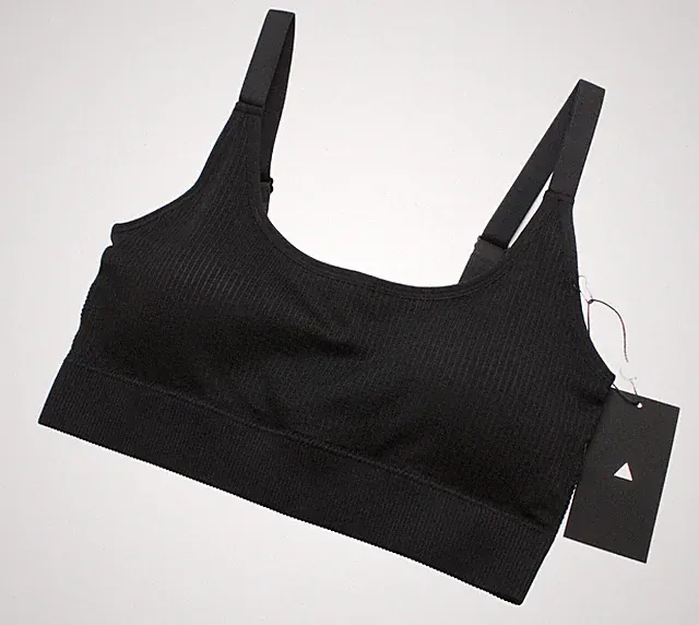 VITALITY The Nova SPORTS Bh Damen Groß Sportbekleidung Nahtlos Pad Schwarz