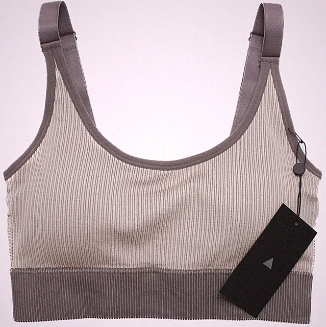 VITALITY The Nova SPORTS Bh Damen Klein Nahtlos Entfernbar Polster Grau