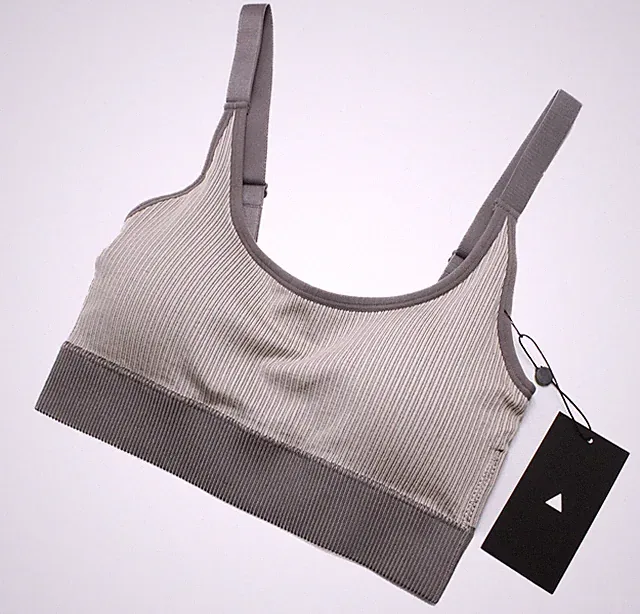 VITALITY The Nova SPORTS Bh Damen Klein Sportbekleidung Nahtlos Bremsbeläge Grau