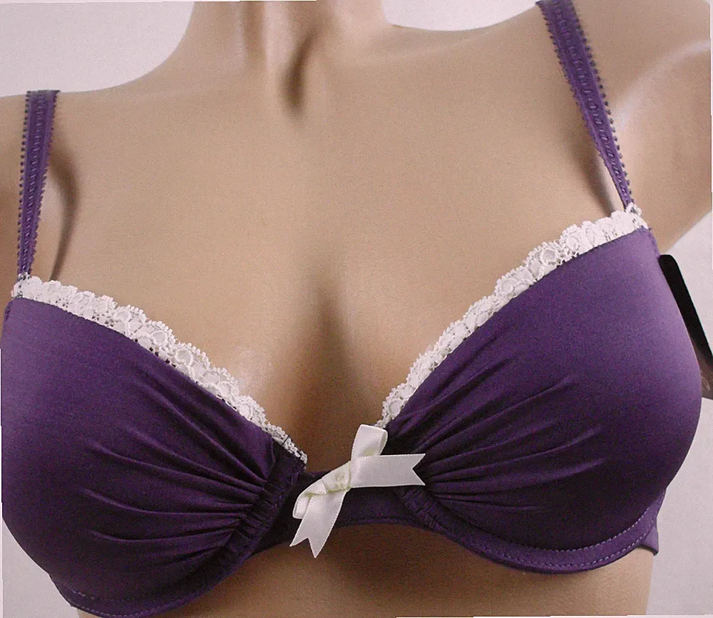 VIVANCE Push Up Bügel BH Größe 70-80,A-D, rosa,lila,grün,schwarz (C103a)