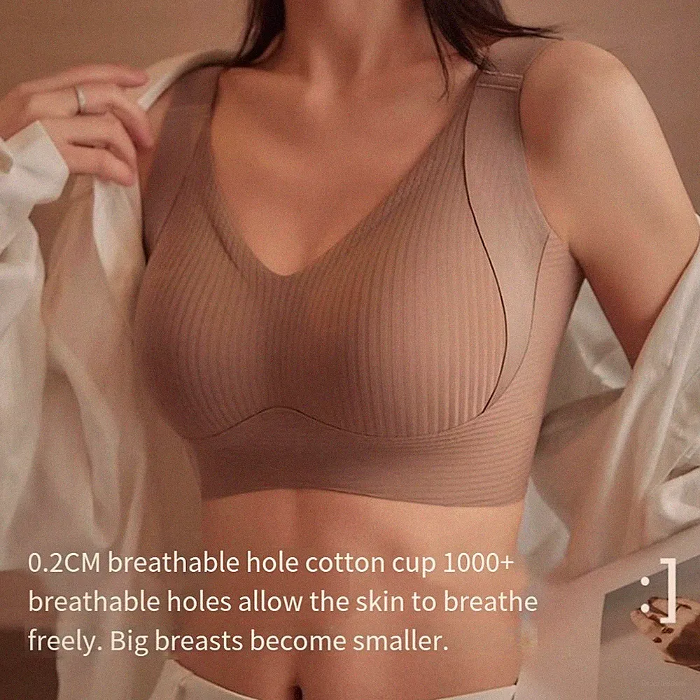 Vollschalen BH für Damen große Brüste verstellbare Rückenschnallen Frühling