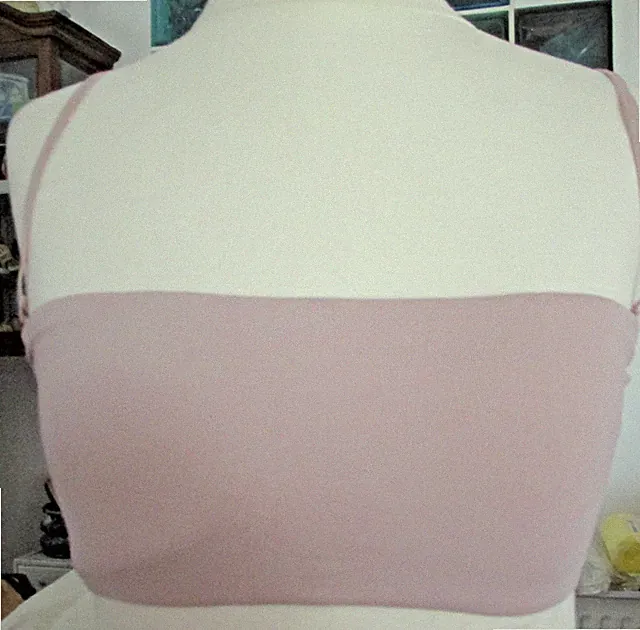 Wattierter Bandeau-BH aus Jersey puderrosa von H+M
