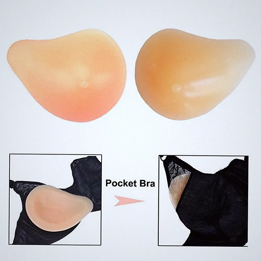 Weiche Silikonbrüste für Damen, Mastektomie BH Einlagen