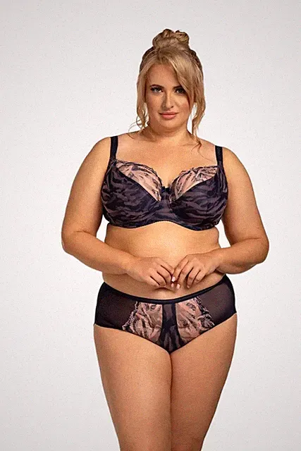 Weicher BH für große Größen Karla subtil Beige Nessa