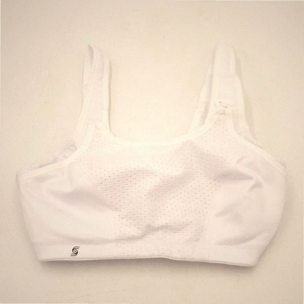 Weiss Sport BH Damenbekleidung 75C variablem Halt große Größen Plusgröße feminin