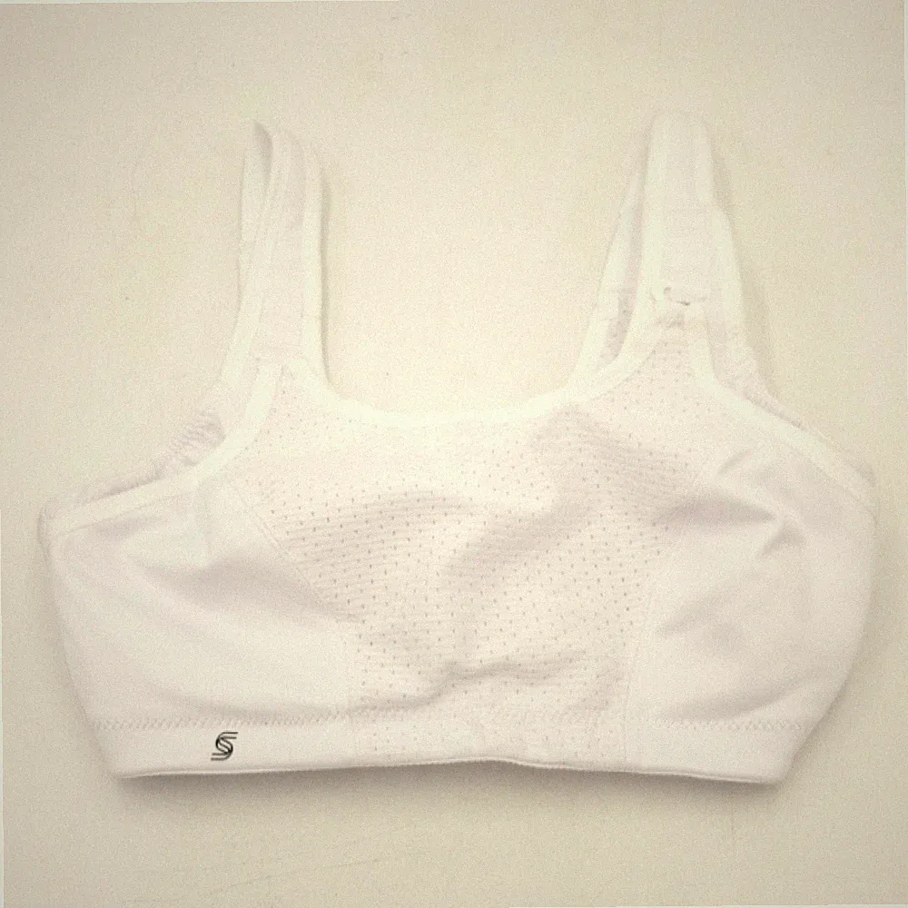 Weiss Sport BH Damenbekleidung 75C variablem Halt große Größen Plusgröße feminin