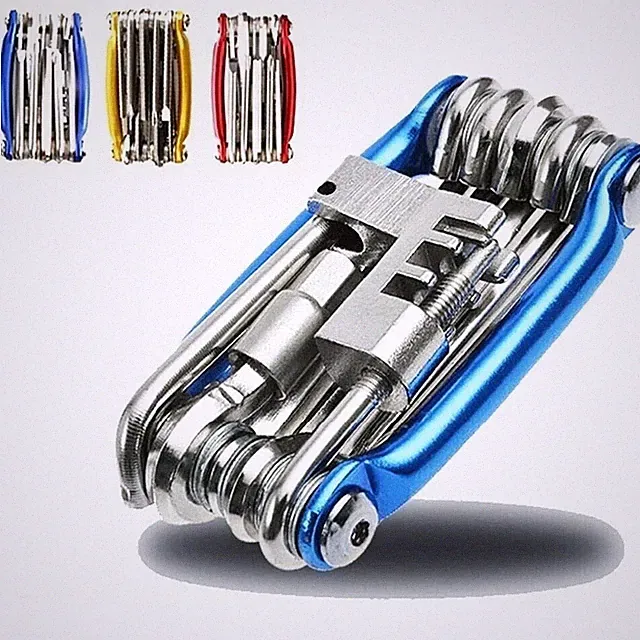 Werkzeuge Reparatur Set 15 in 1 Fahrrad Reparatur Werkzeug Kit Schraubenschlüsse