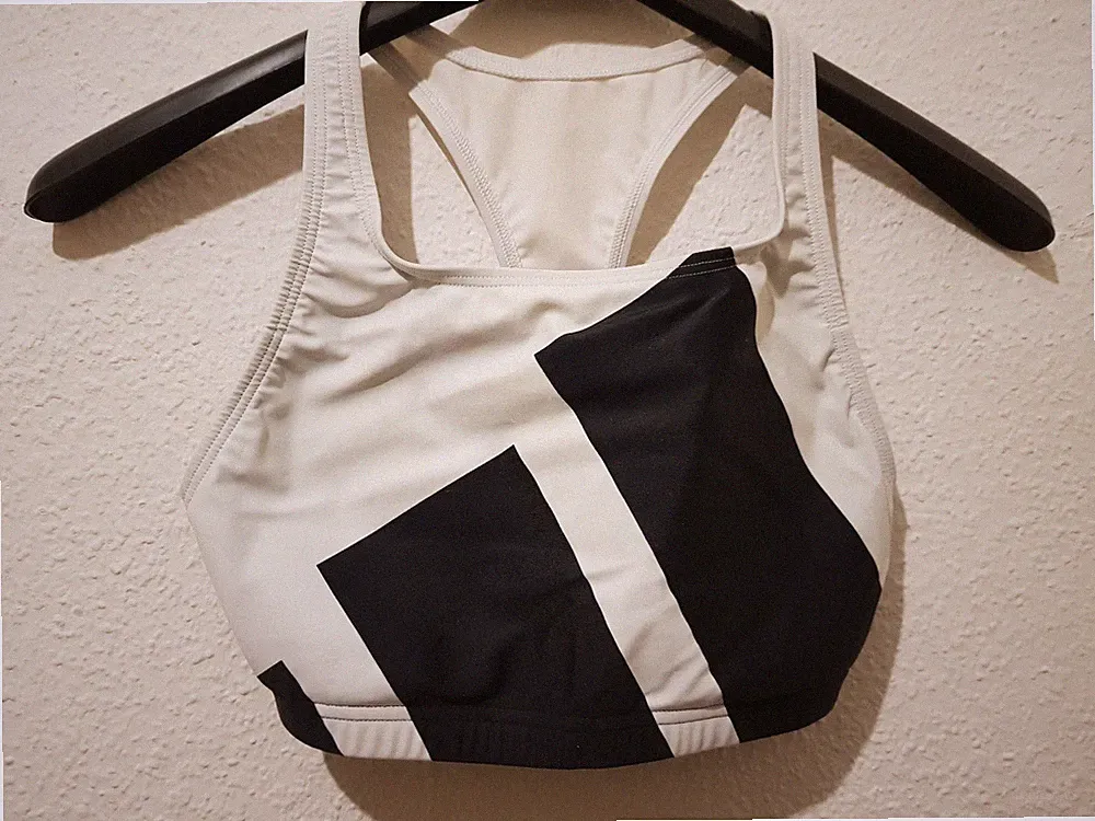 ❤️ wie Neu figurbetont ❤️ adidas Sport BH Top XXS 2XS Gym Stretch Racerback