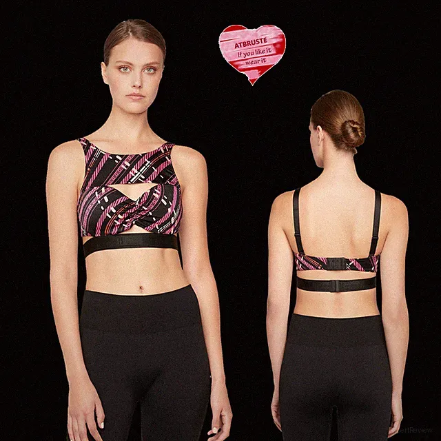 Wolford Hanna Sport Bra • S • multicolor black ... optimaler Tragekomfort