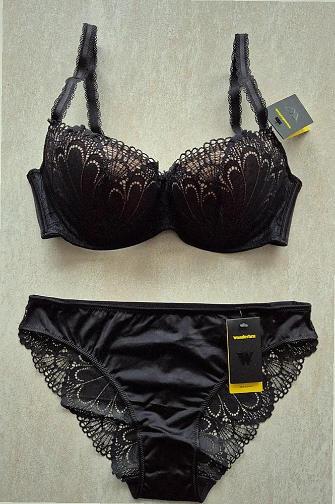 wonderbra push up BH EU 80B / FR 95B + brazilian slip EU 40 / FR M