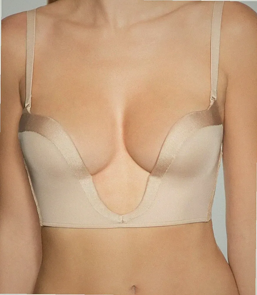 Wonderbra Ultimate Silhouette Micro Plunge Damen Push-up-BH Tiefe V-Auschnitte