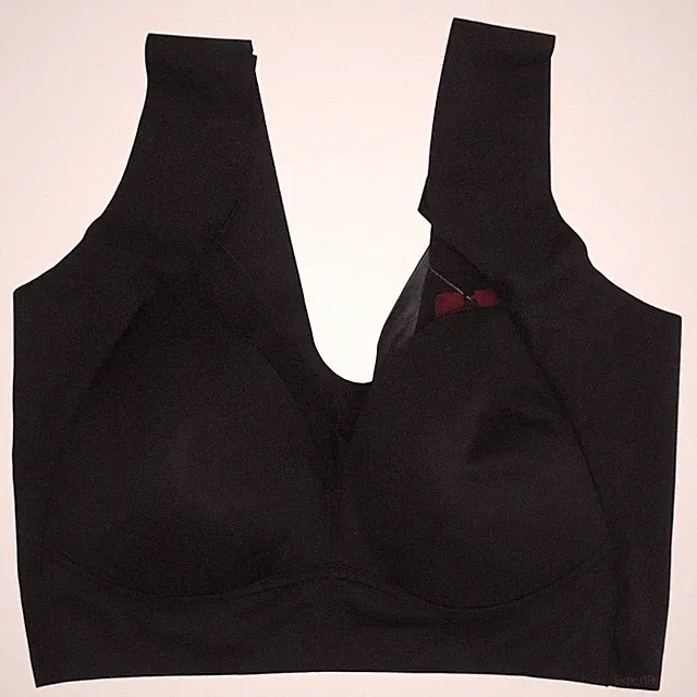 Woweny, Sport-BH, Größe: 2XL, Schwarz, Baumwolle/Elasthan/Polyamid #fBi