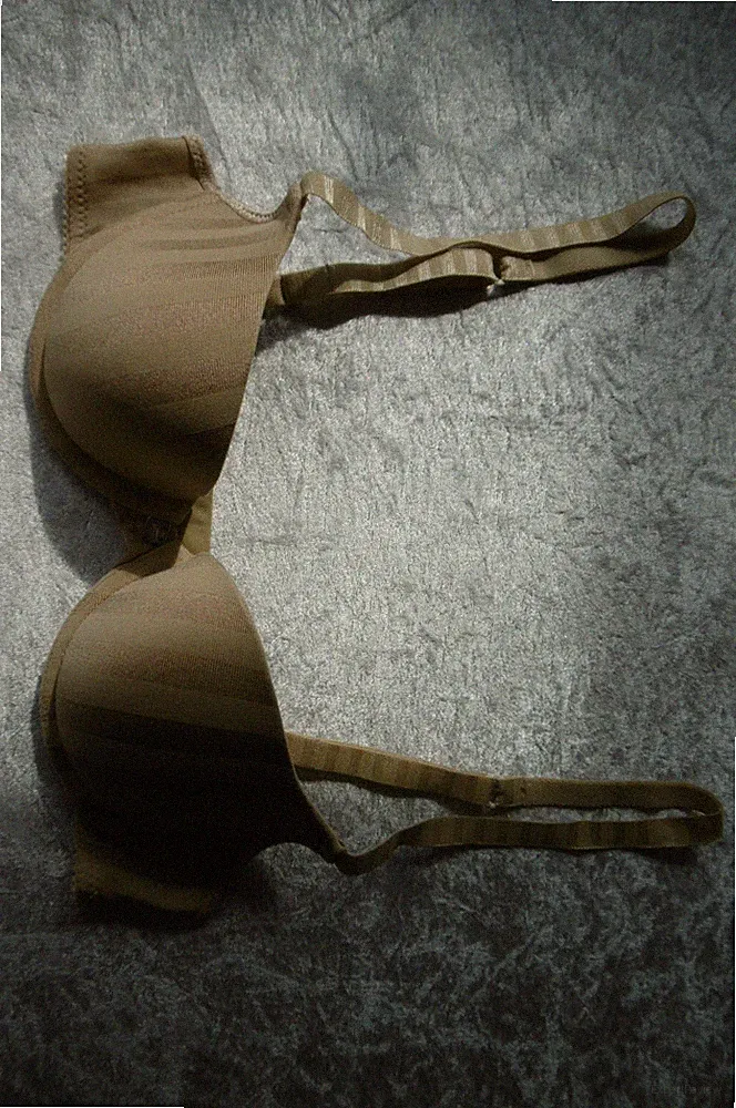 Zarter BH-Push up von mey Gr 70A beige/hautfarben mit Glanz gestreift